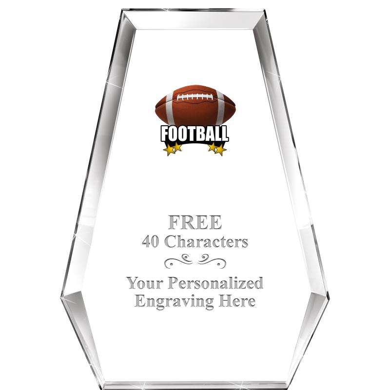 7" ATHENS PYRAMID CRYSTAL