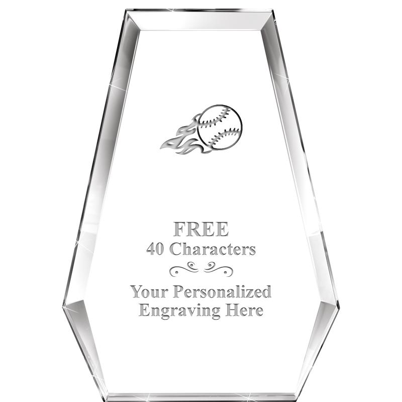 7" ATHENS PYRAMID CRYSTAL