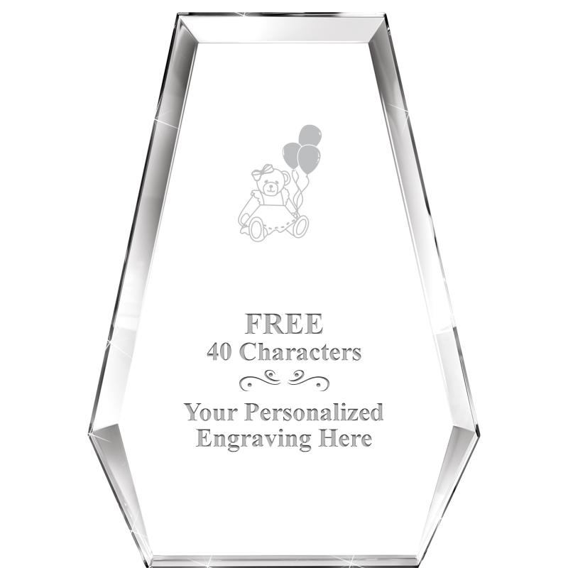 7" ATHENS PYRAMID CRYSTAL