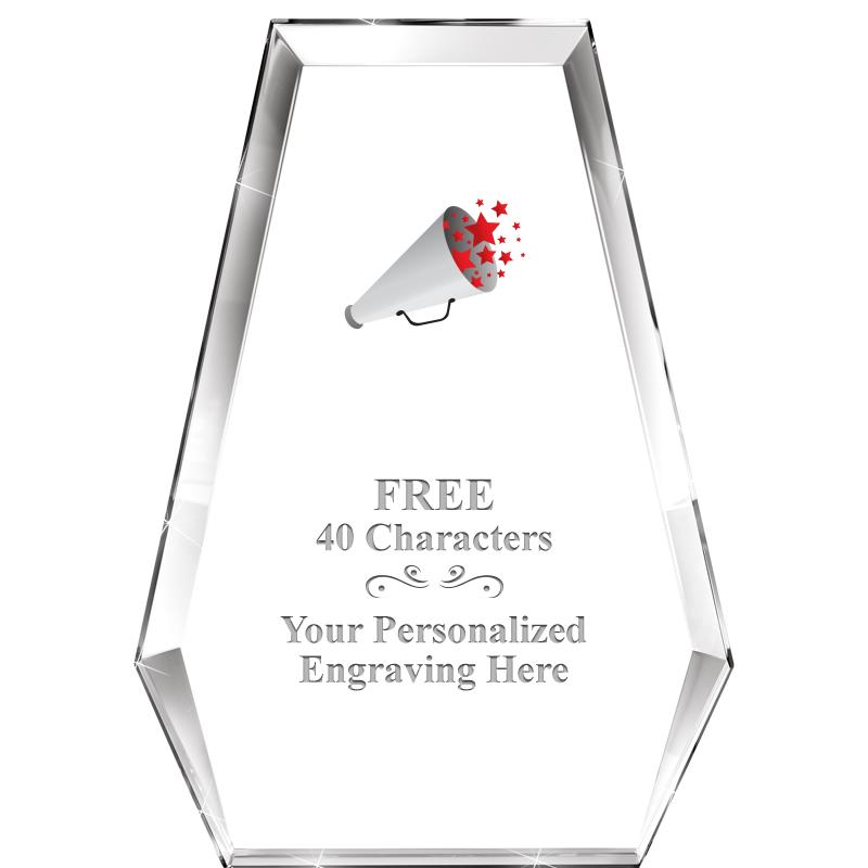 7" ATHENS PYRAMID CRYSTAL