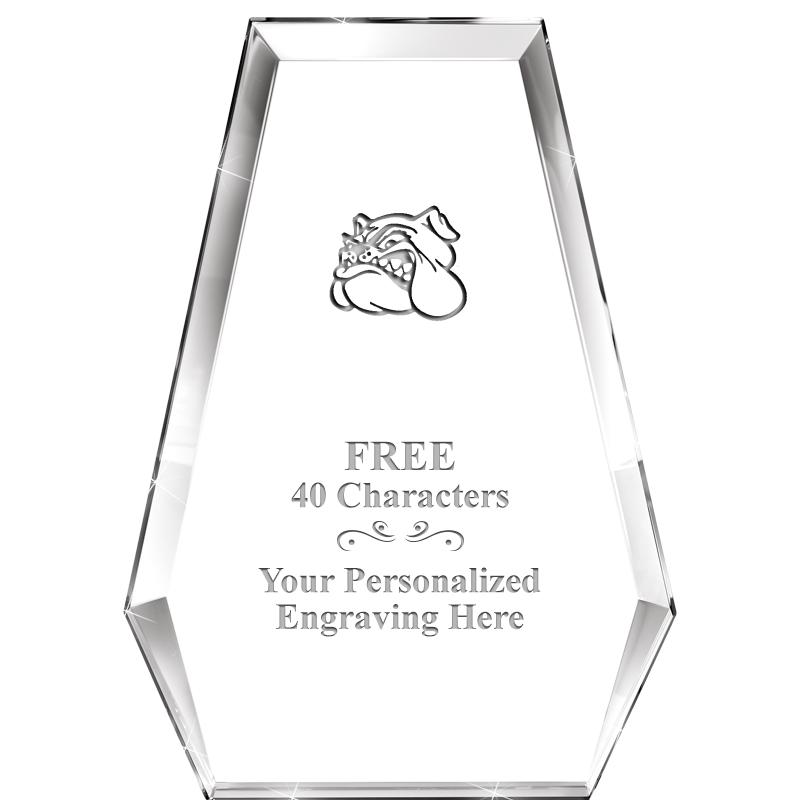 7" ATHENS PYRAMID CRYSTAL