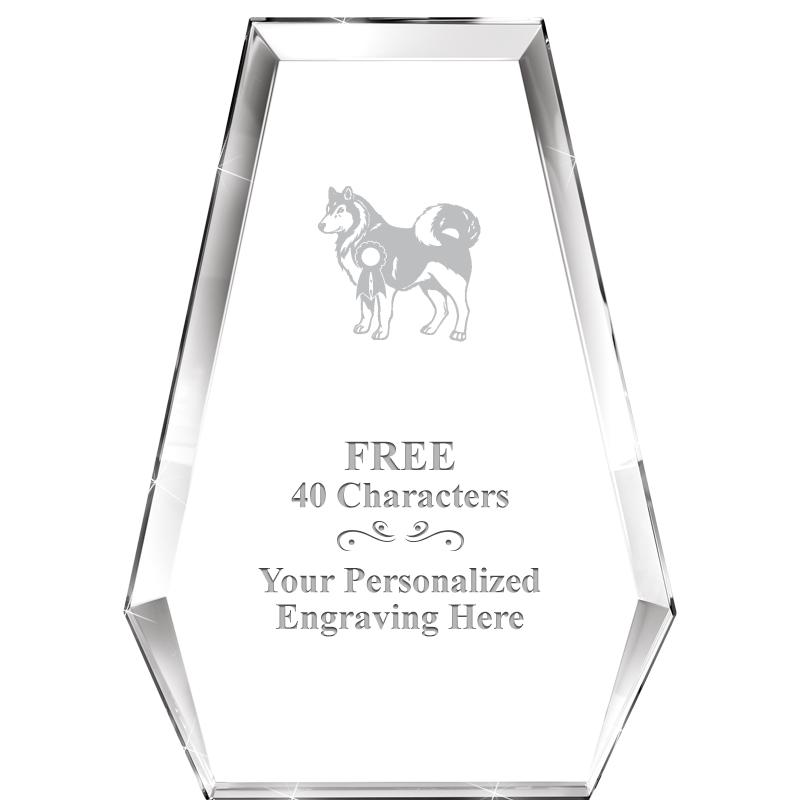 7" ATHENS PYRAMID CRYSTAL