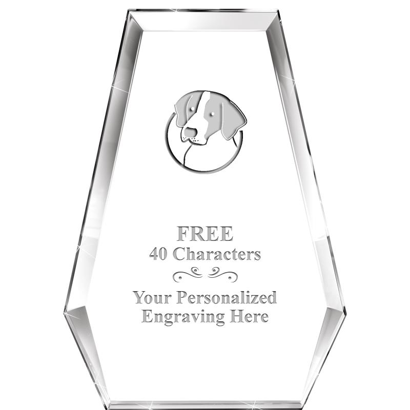 7" ATHENS PYRAMID CRYSTAL