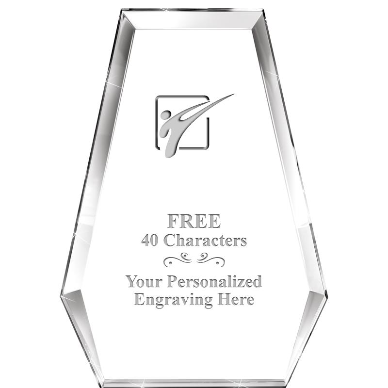 7" ATHENS PYRAMID CRYSTAL