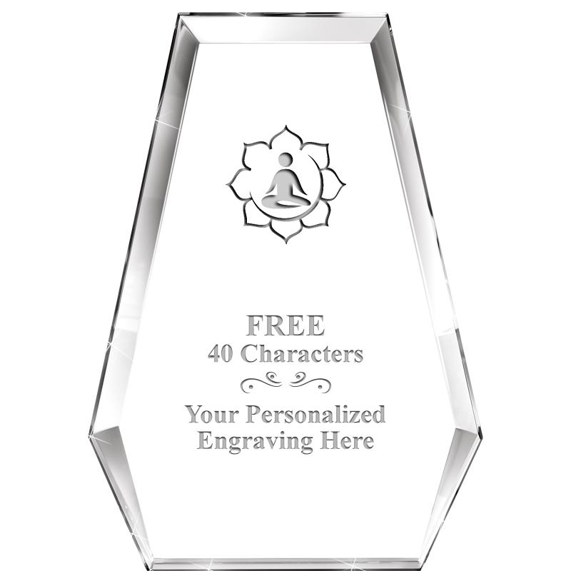 7" ATHENS PYRAMID CRYSTAL