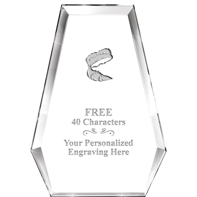 7" ATHENS PYRAMID CRYSTAL