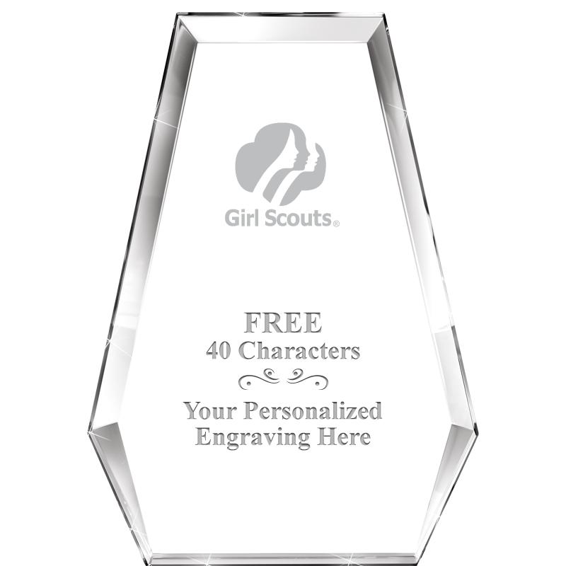 7" ATHENS PYRAMID CRYSTAL