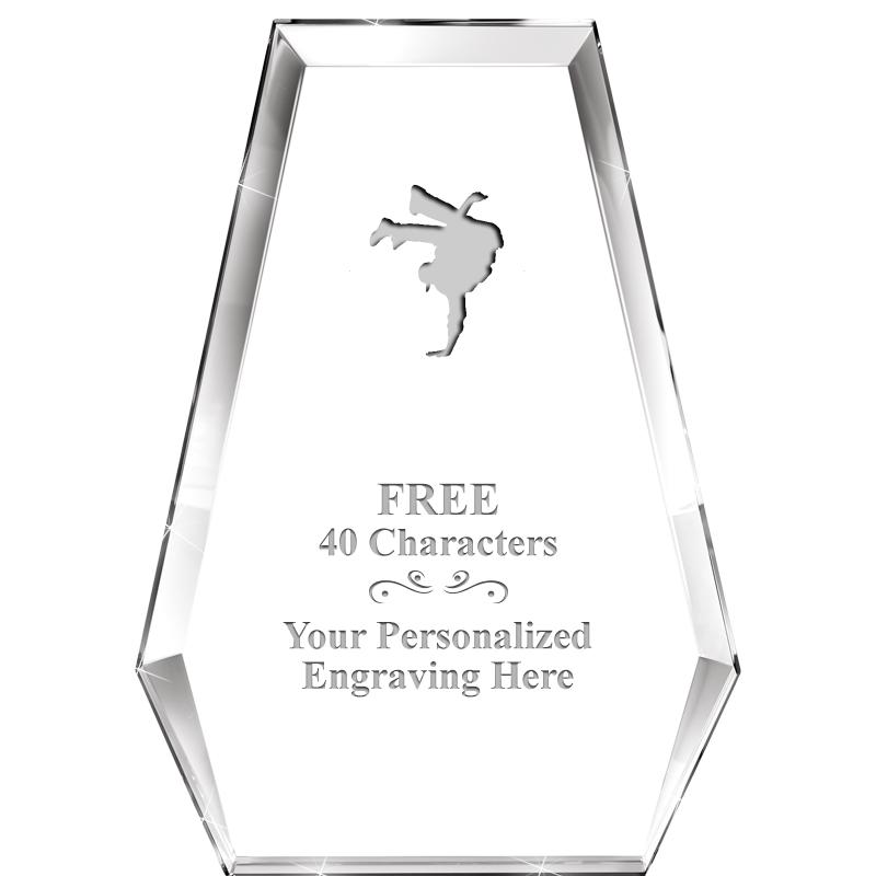 7" ATHENS PYRAMID CRYSTAL