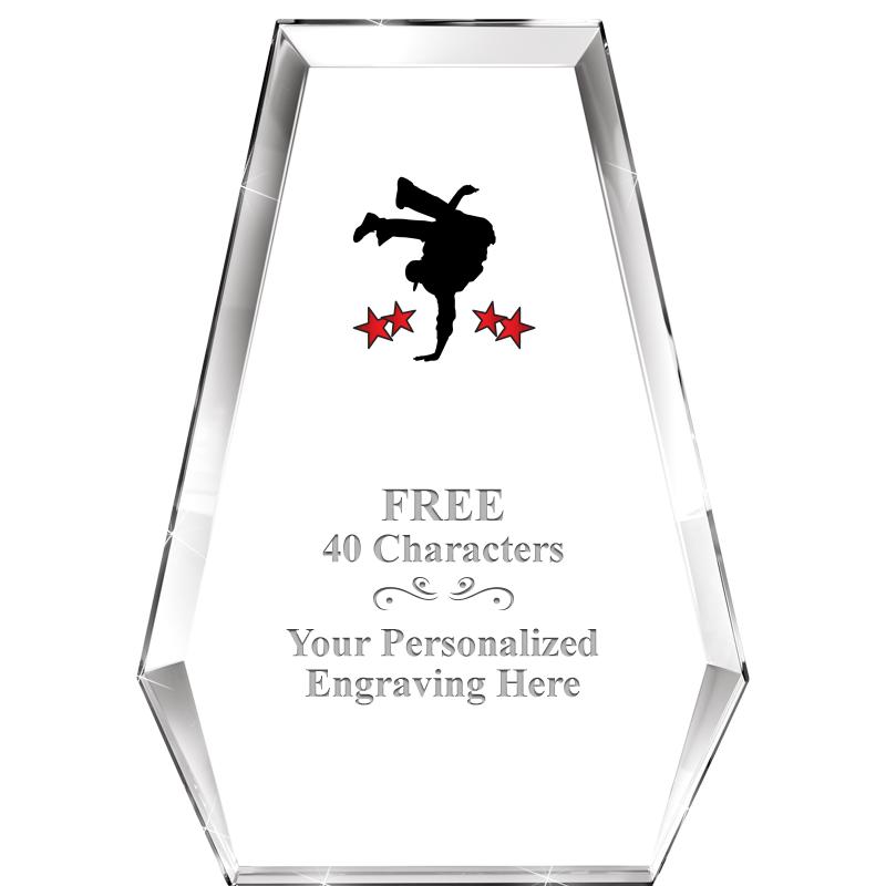 7" ATHENS PYRAMID CRYSTAL