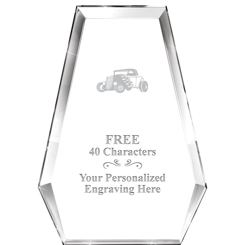 7" ATHENS PYRAMID CRYSTAL