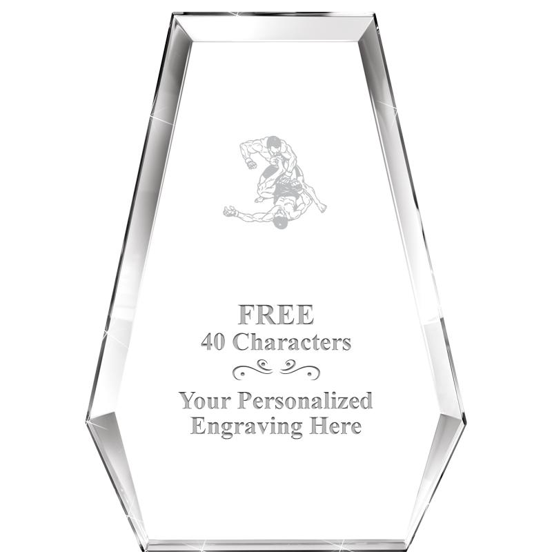 7" ATHENS PYRAMID CRYSTAL