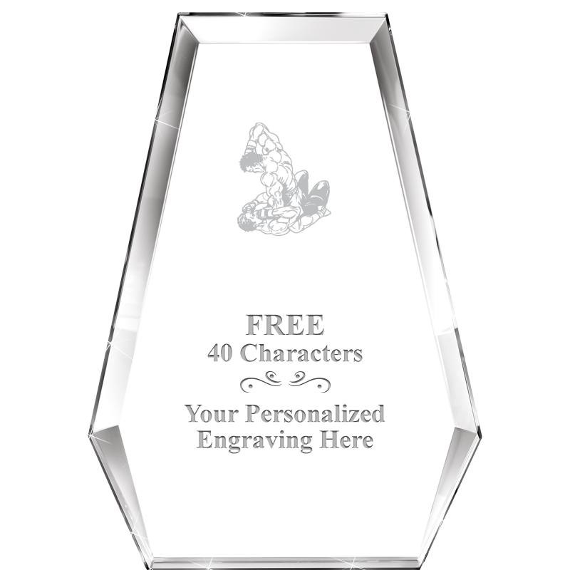 7" ATHENS PYRAMID CRYSTAL