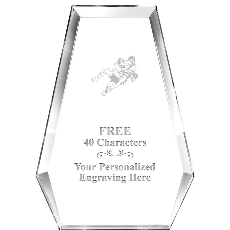 7" ATHENS PYRAMID CRYSTAL