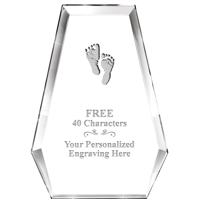 7" ATHENS PYRAMID CRYSTAL