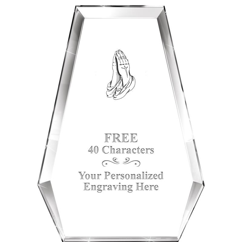 7" ATHENS PYRAMID CRYSTAL