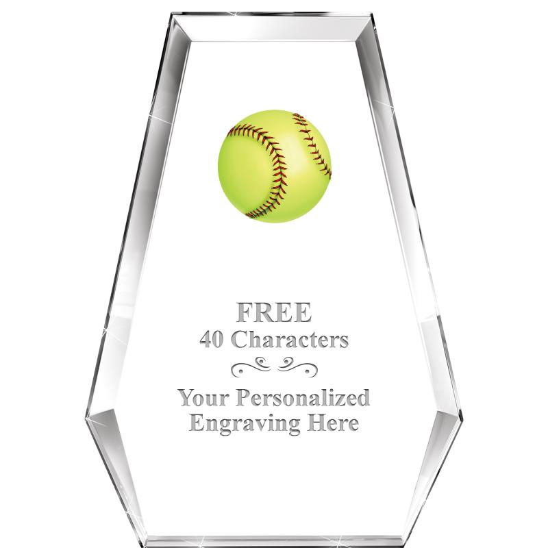 7" ATHENS PYRAMID CRYSTAL