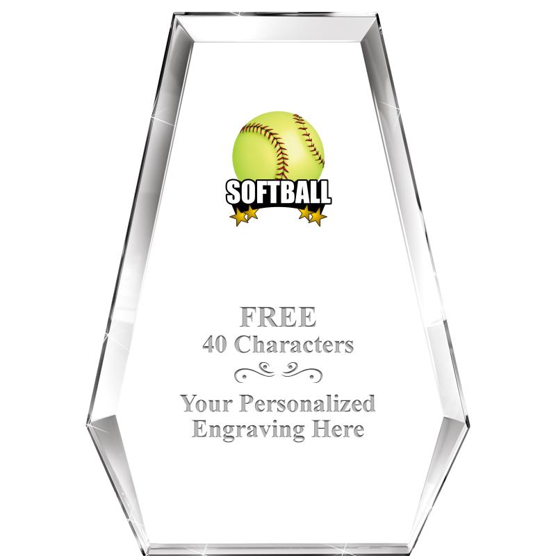 7" ATHENS PYRAMID CRYSTAL