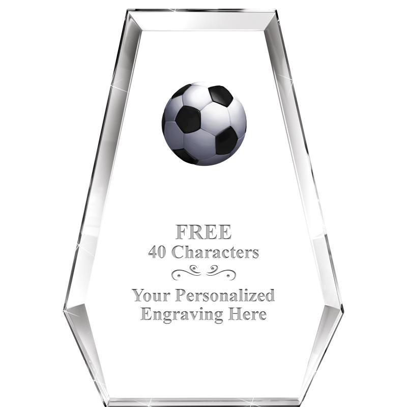 7" ATHENS PYRAMID CRYSTAL