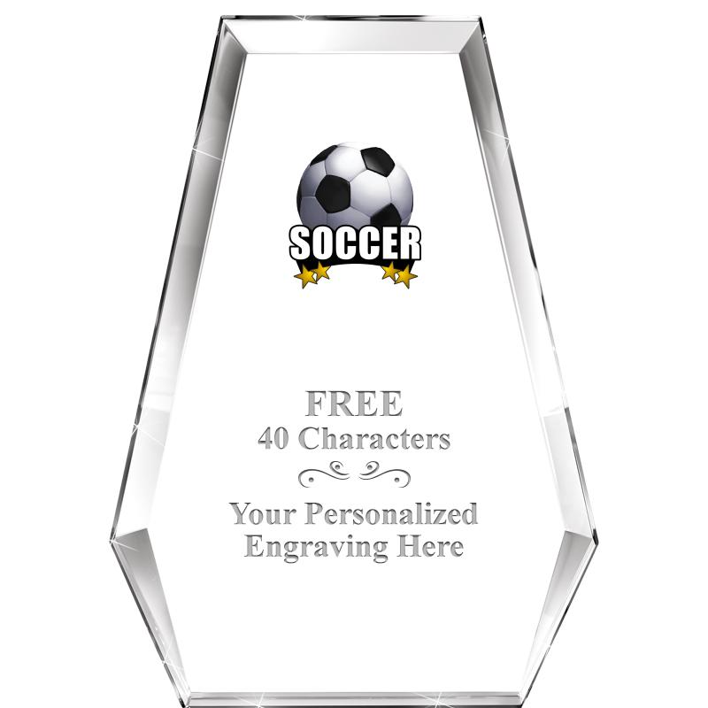 7" ATHENS PYRAMID CRYSTAL