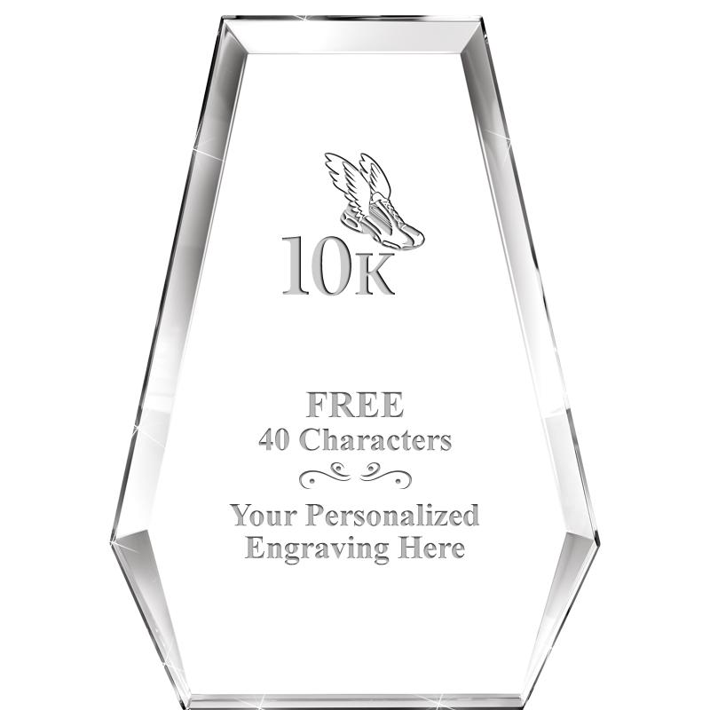 7" ATHENS PYRAMID CRYSTAL