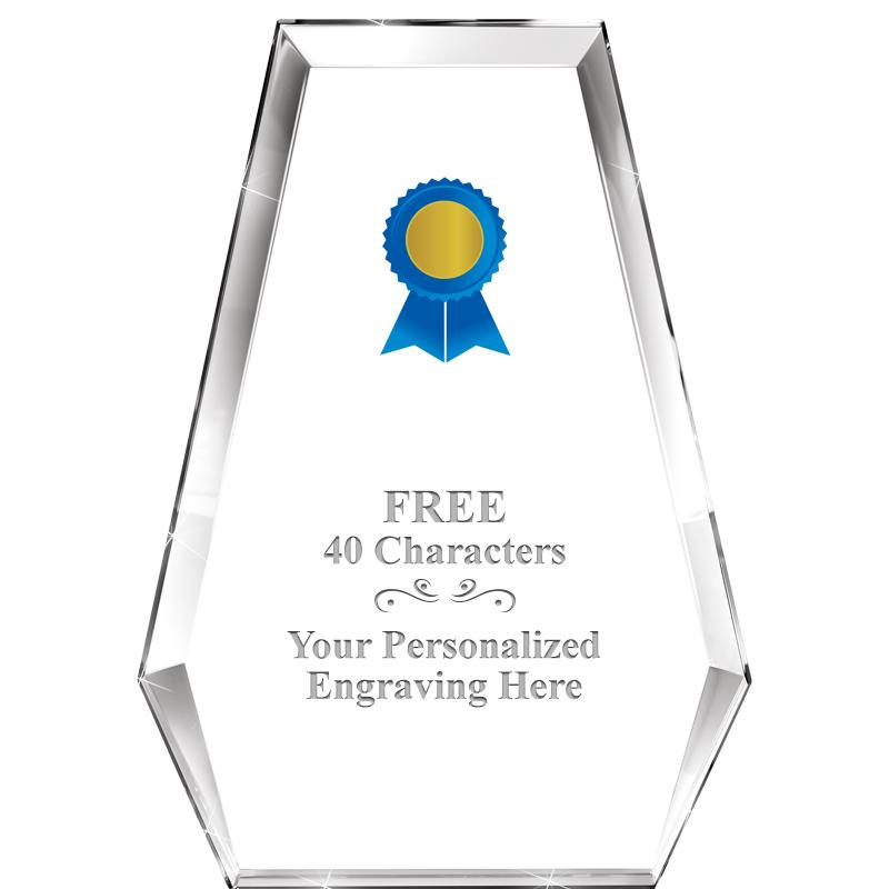 7" ATHENS PYRAMID CRYSTAL