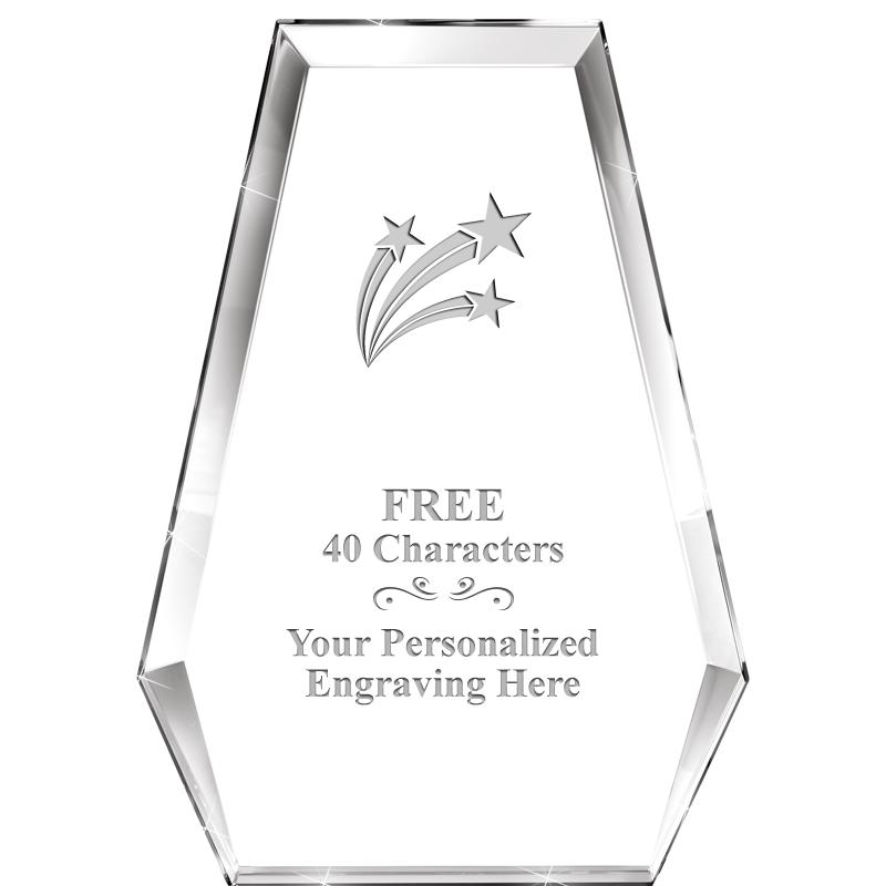 7" ATHENS PYRAMID CRYSTAL