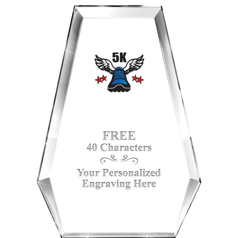 7" ATHENS PYRAMID CRYSTAL