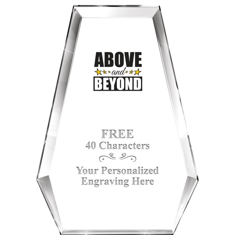 7" ATHENS PYRAMID CRYSTAL