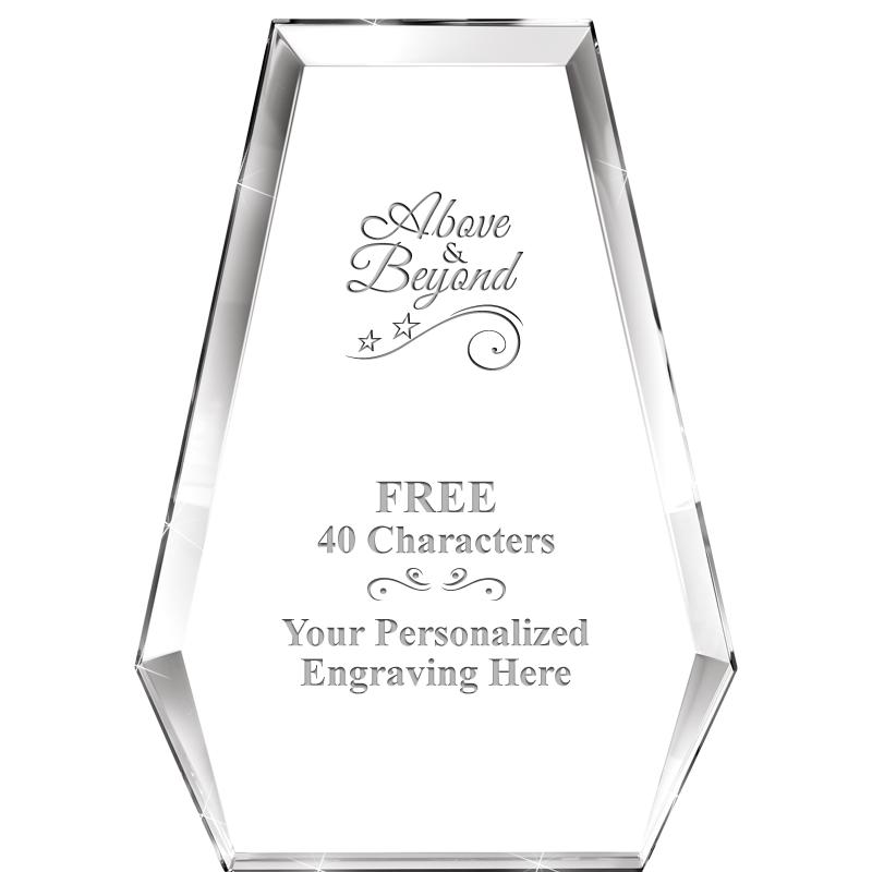 7" ATHENS PYRAMID CRYSTAL