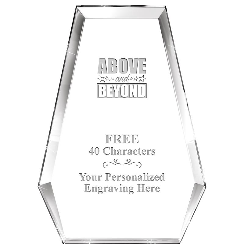 7" ATHENS PYRAMID CRYSTAL