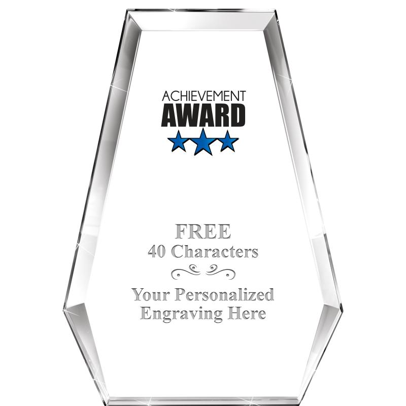 7" ATHENS PYRAMID CRYSTAL