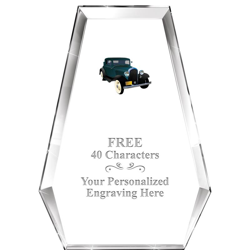 7" ATHENS PYRAMID CRYSTAL