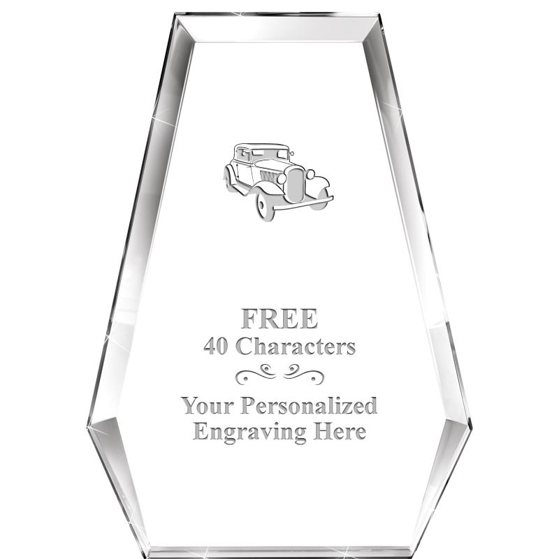 7" ATHENS PYRAMID CRYSTAL