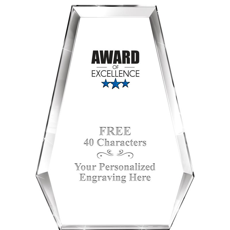 7" ATHENS PYRAMID CRYSTAL