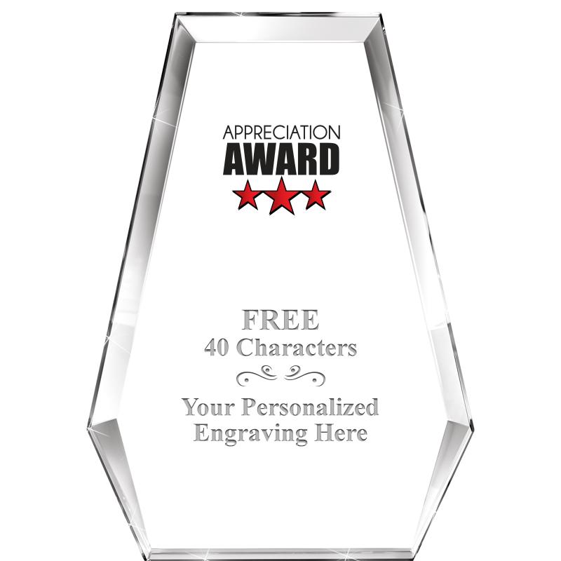 7" ATHENS PYRAMID CRYSTAL