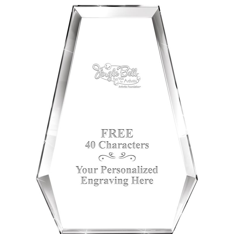 7" ATHENS PYRAMID CRYSTAL