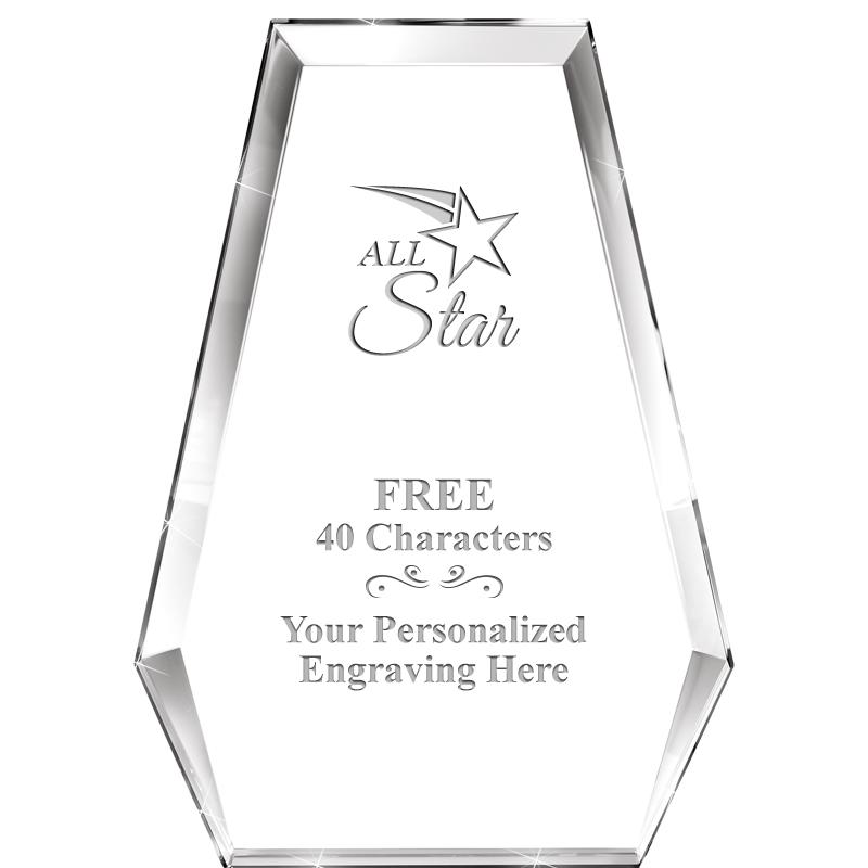 7" ATHENS PYRAMID CRYSTAL