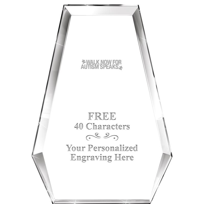 7" ATHENS PYRAMID CRYSTAL