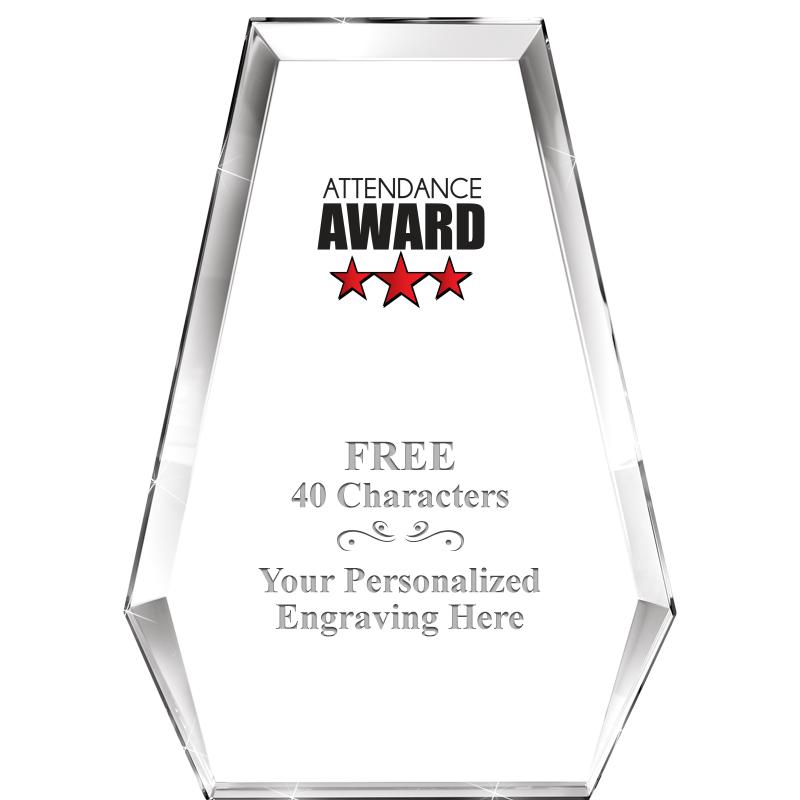 7" ATHENS PYRAMID CRYSTAL