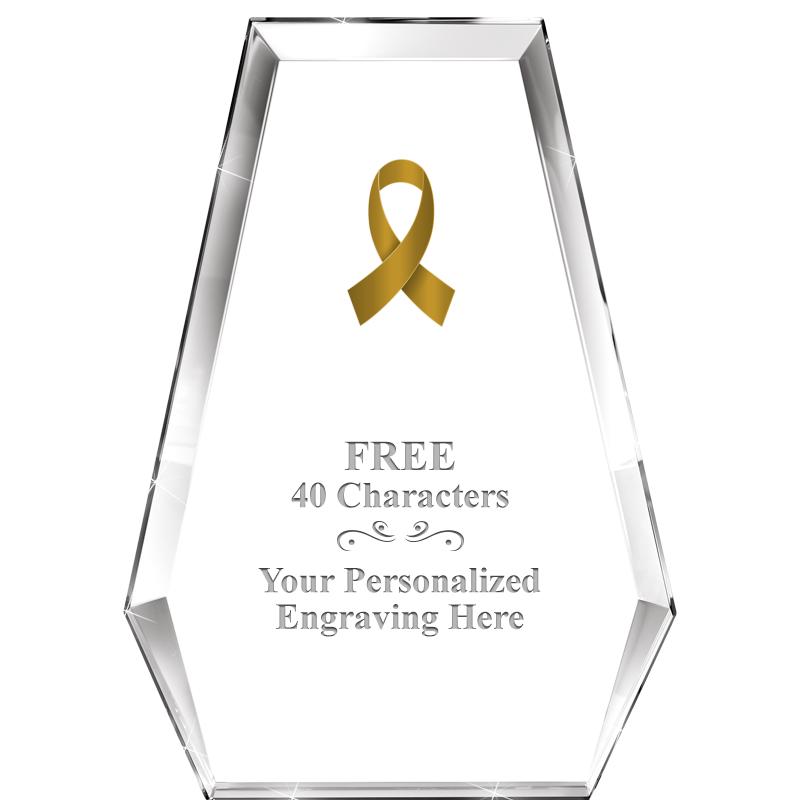 7" ATHENS PYRAMID CRYSTAL