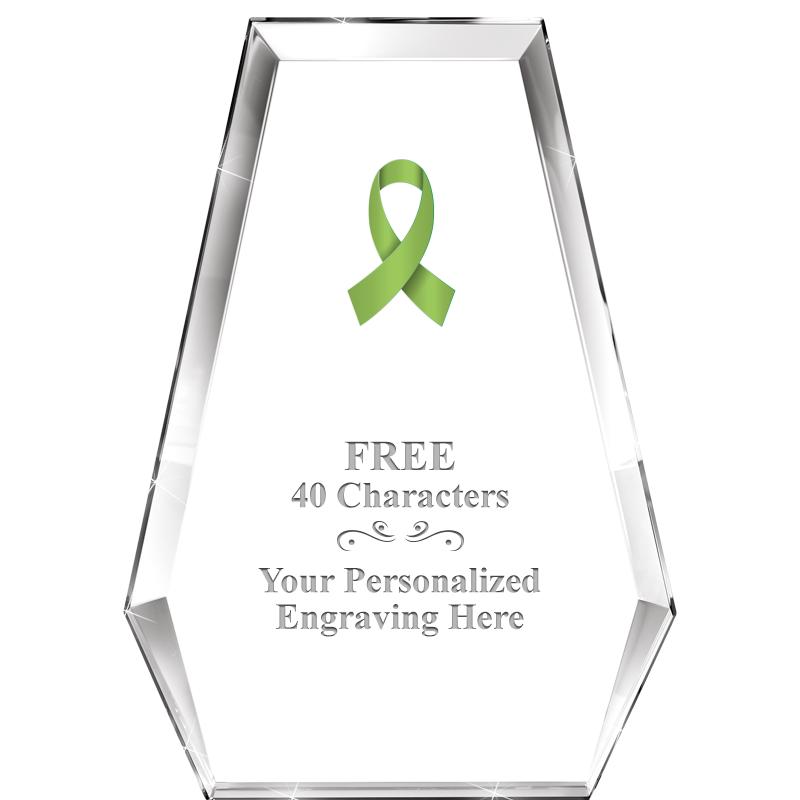 7" ATHENS PYRAMID CRYSTAL