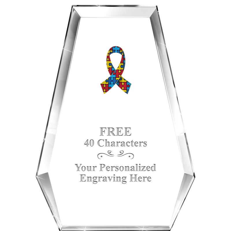 7" ATHENS PYRAMID CRYSTAL