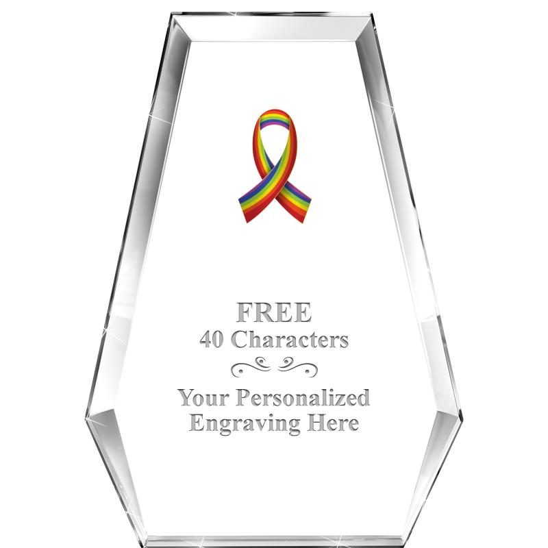 7" ATHENS PYRAMID CRYSTAL