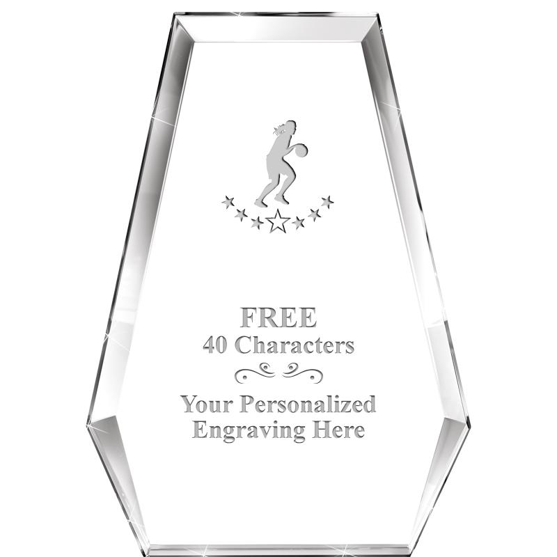 7" ATHENS PYRAMID CRYSTAL