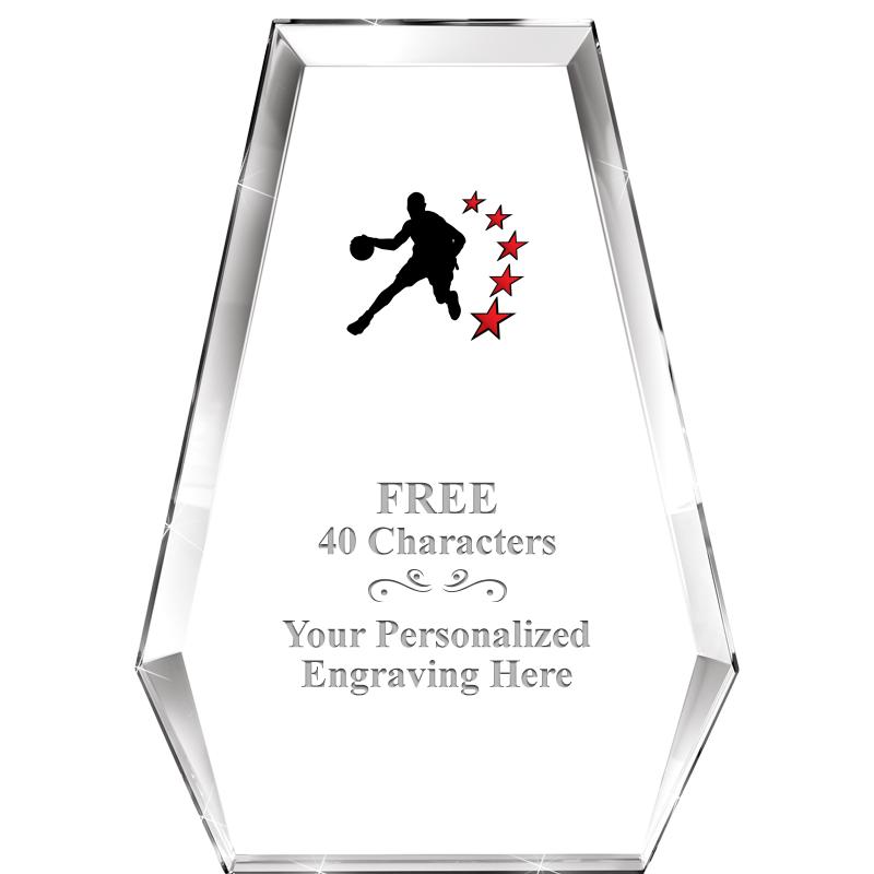 7" ATHENS PYRAMID CRYSTAL