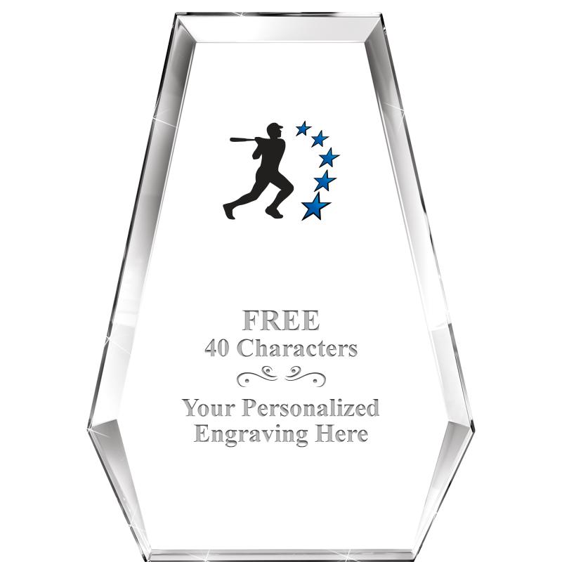 7" ATHENS PYRAMID CRYSTAL