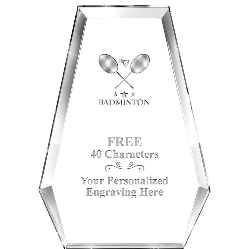 7" ATHENS PYRAMID CRYSTAL