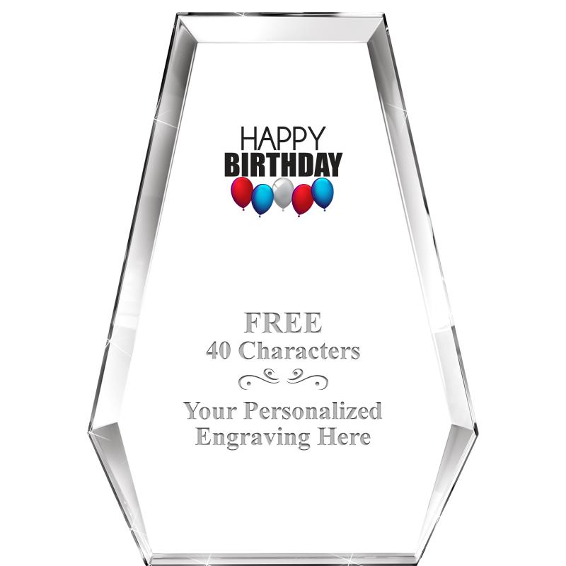 7" ATHENS PYRAMID CRYSTAL