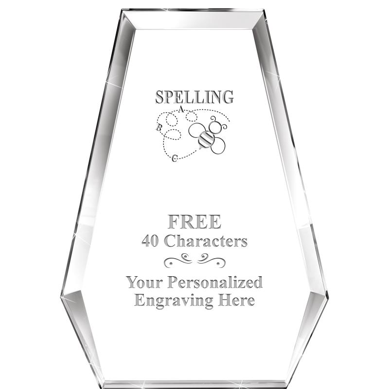 7" ATHENS PYRAMID CRYSTAL