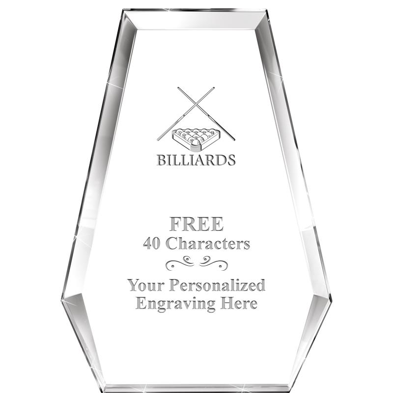 7" ATHENS PYRAMID CRYSTAL